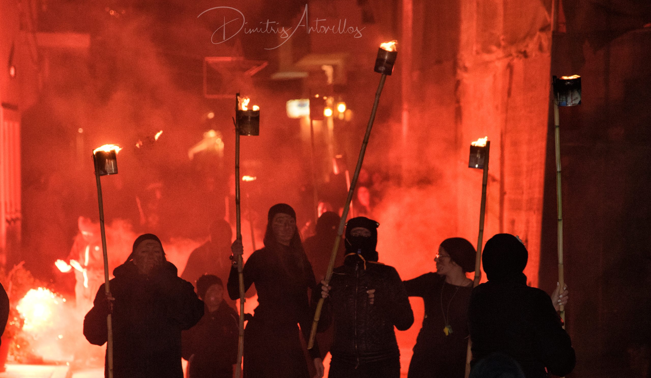 ΚΑΛΙΚΑΝΤΖΑΡΟΙ ΣΤΟ ΚΟΡΘΙ ΤΗΣ ΑΝΔΡΟΥ (05-01-2019)